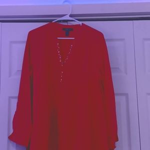 Style & Co. Lady blouse. Size L. Color Red
